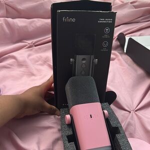 Pink USB Microphone